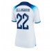 Cheap England Jude Bellingham #22 Home Football Shirt Women World Cup 2022 Short Sleeve